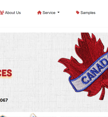 Custom Embroidered Canada Patches