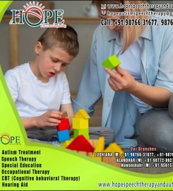 Hope Centre for Autism Treatment, Speech Therapy, Hearing Aid Centre for Kids & Children in Ludhiana Punjab https://www.hopespeechtherapyandautism.com Ludhiana: +91-98766-31677, +91-98763-31677, Jalandhar: +91-98772-88218, Nawan Shahr: +91-95015-93647