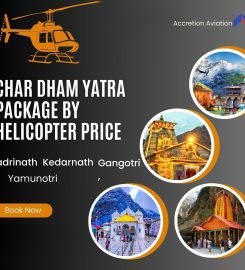 Accretion Aviation Char Dham Yatra By Helicopter Private Jet Charter Air Ambulance