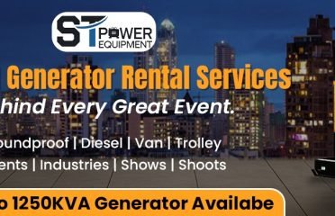 Diesel Generator Rental Service Near You | ST Power Equipment Mumbai
