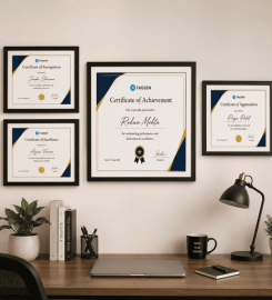Premium Certificate Frame Online | A4 & A5 Sizes