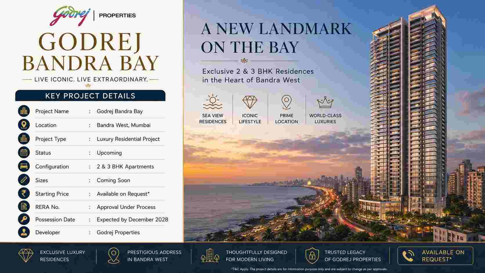 Godrej Bandra Bay: Luxury 2 & 3 BHK Homes in Bandra West