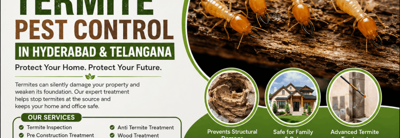 Termite Pest Control Services in Hyderabad – NHN Trees Cutting Hyderabad