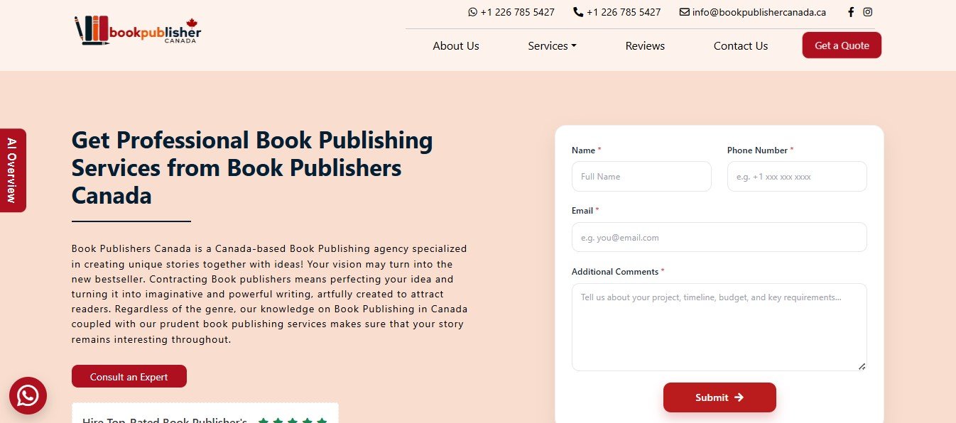 Book Publisher Canada